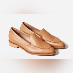 Everlane Camel The Modern Loafer Made in Italy Almond Toe Office Shoe Size 8.5